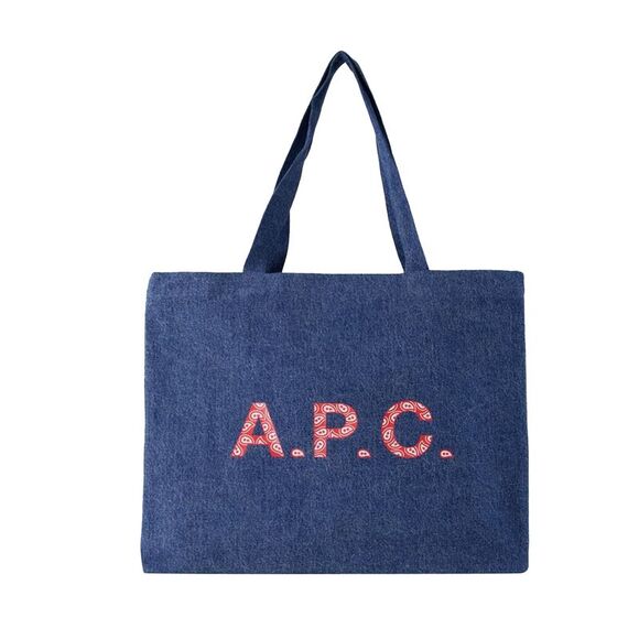 Diane Shopper Bag - A.P.C. - Cotton - Blue Denim